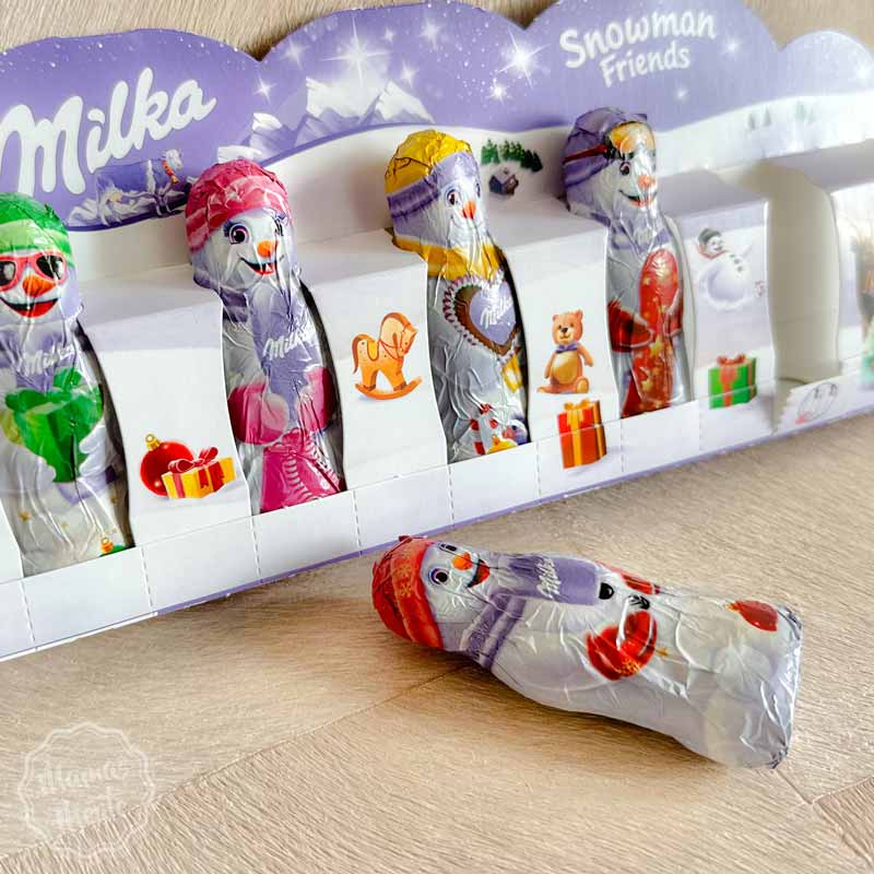Adventskalender Füllung für Kinder - Süßigkeiten - Milka Figuren